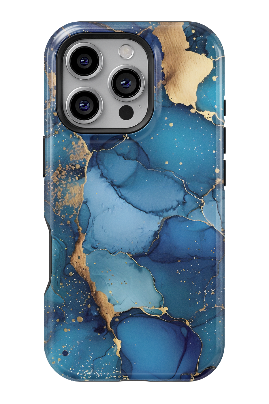 Case iPhone - BLUE GOLD