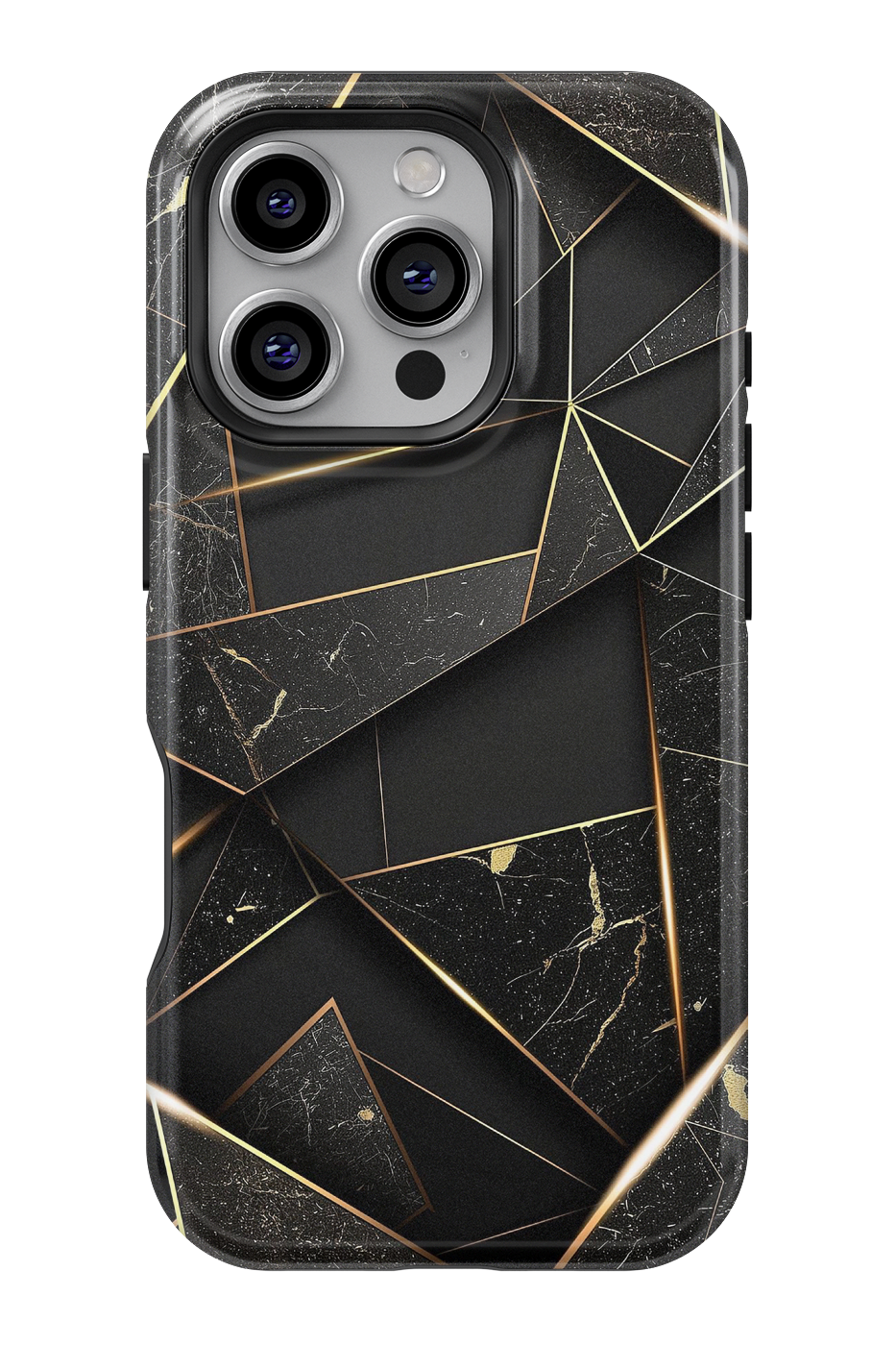 Case iPhone - MARBLE GOLD LINES