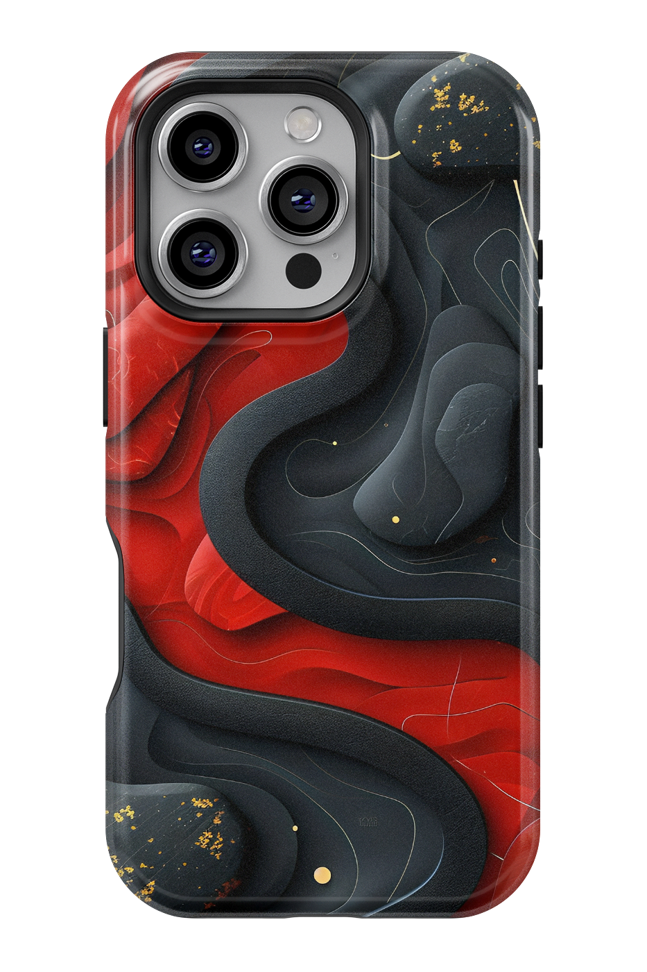 Case iPhone - RED BLACK
