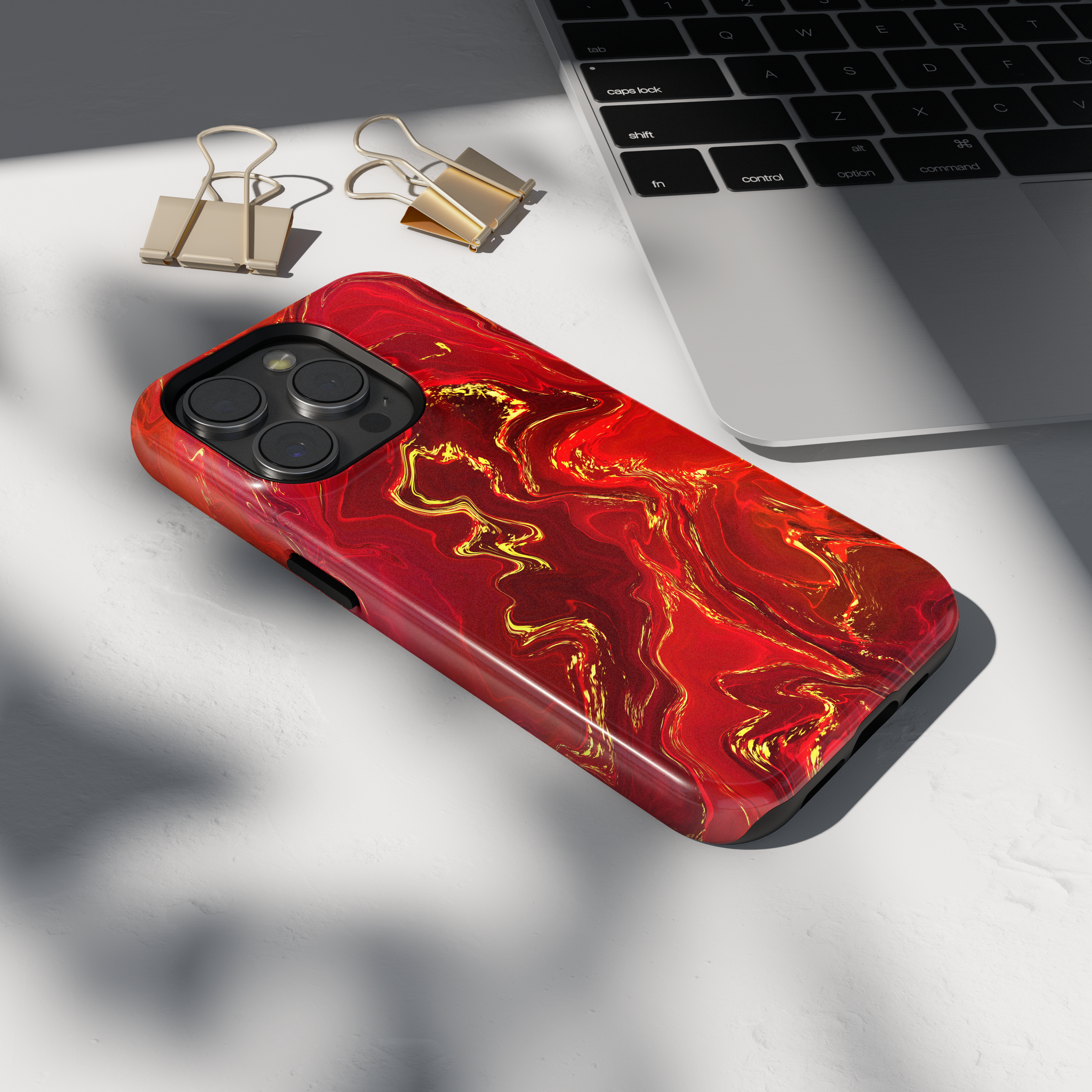 Case iPhone - RED GOLD
