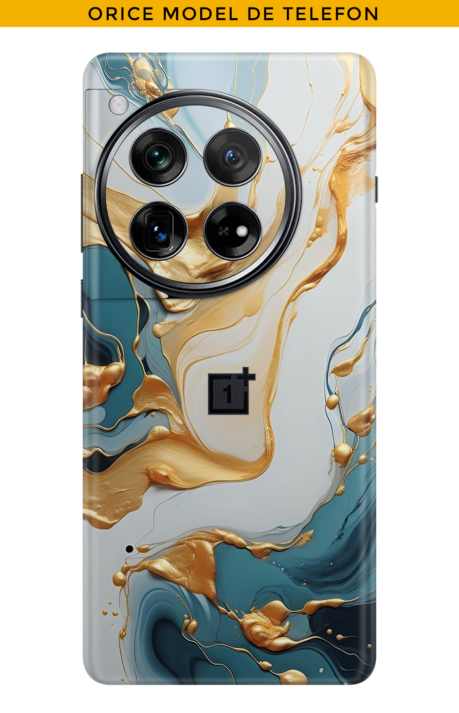 Skin ANY PHONE - Turq Gold