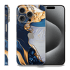 Skin iPhone - Blue Gold (mat)