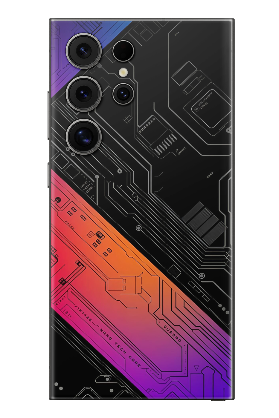 Skin Samsung - Dark Flame