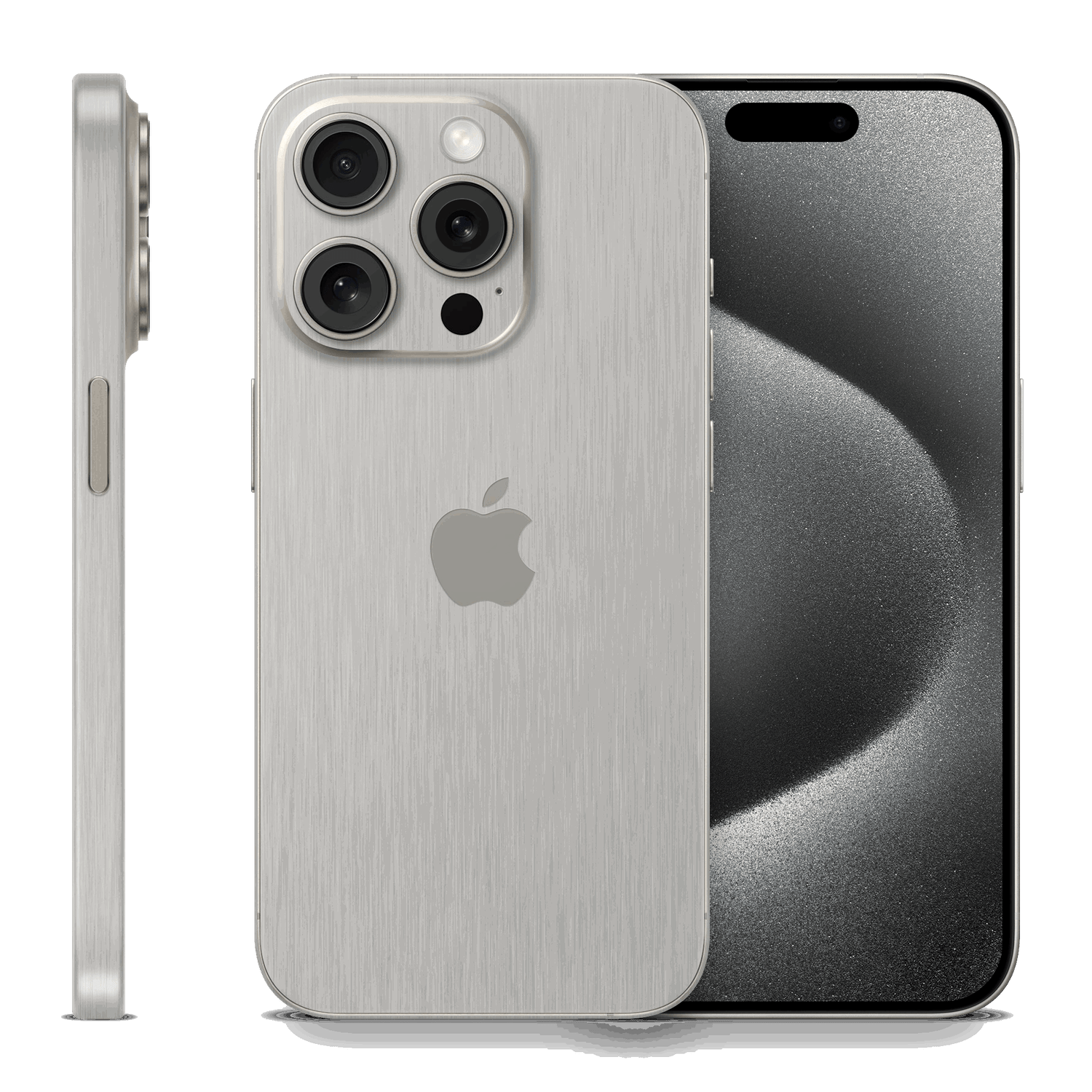 Skin iPhone - Natural Titanium 3D