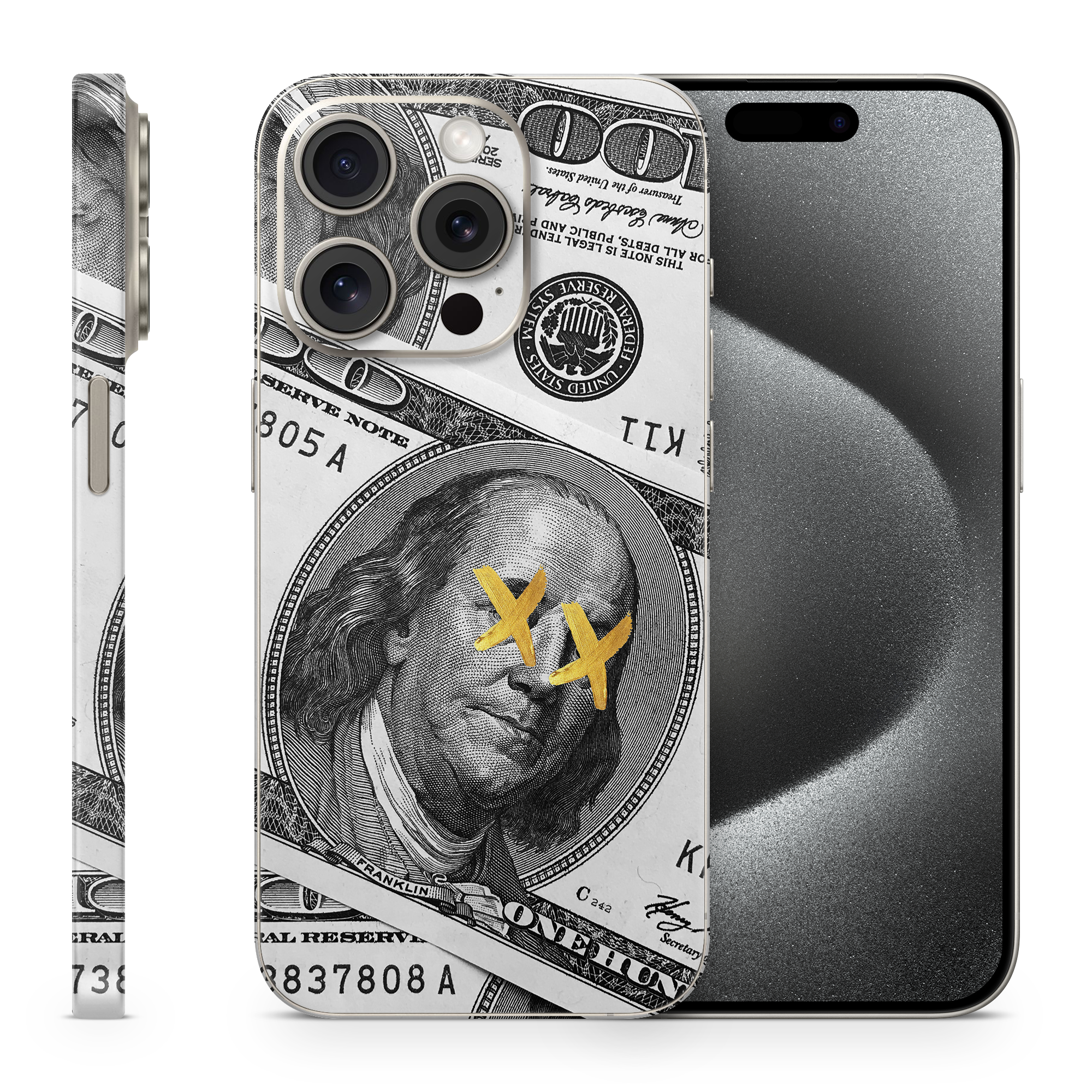 Skin iPhone - Dollar Bill (finisaj mat)