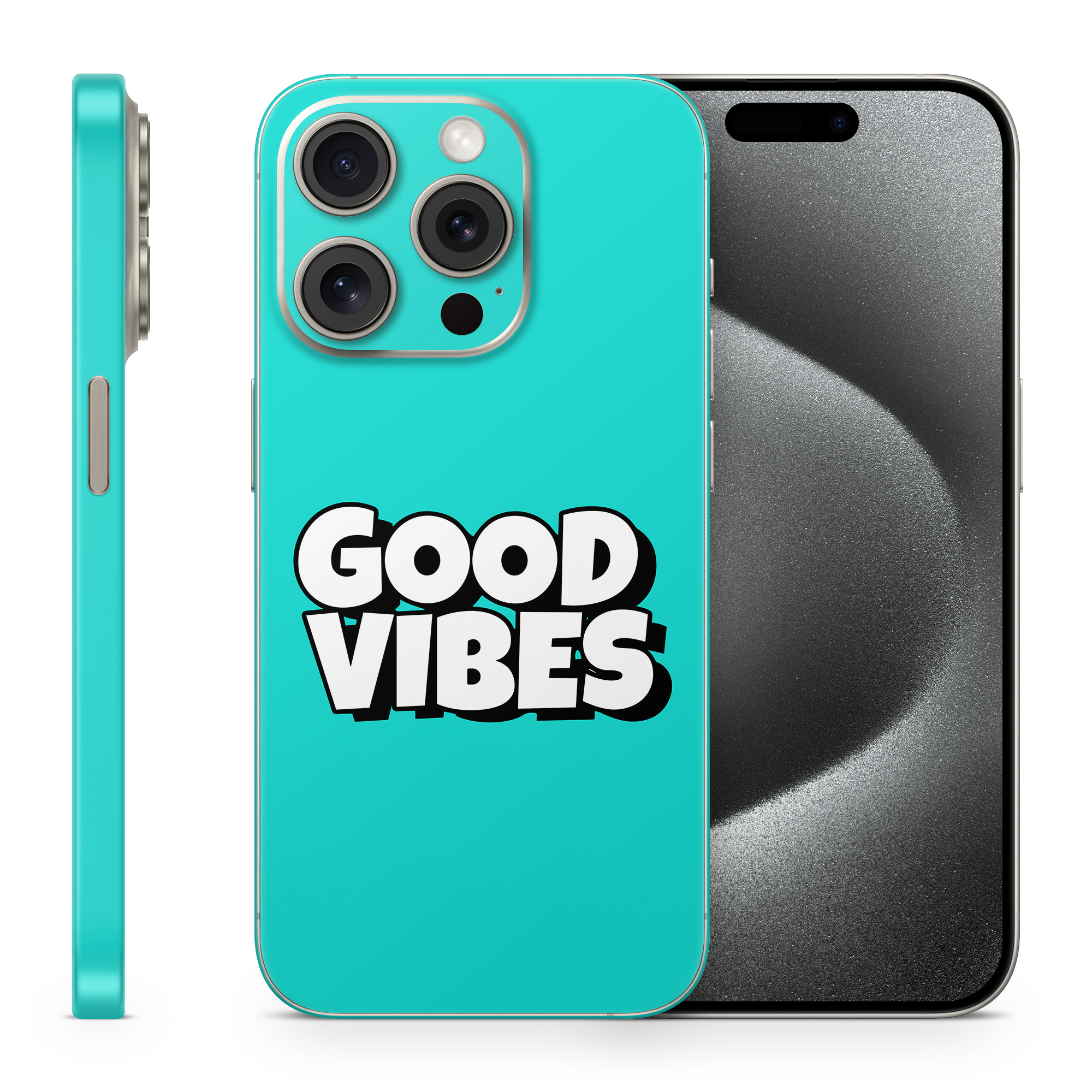 Skin iPhone - GOOD VIBES (finisaj mat)