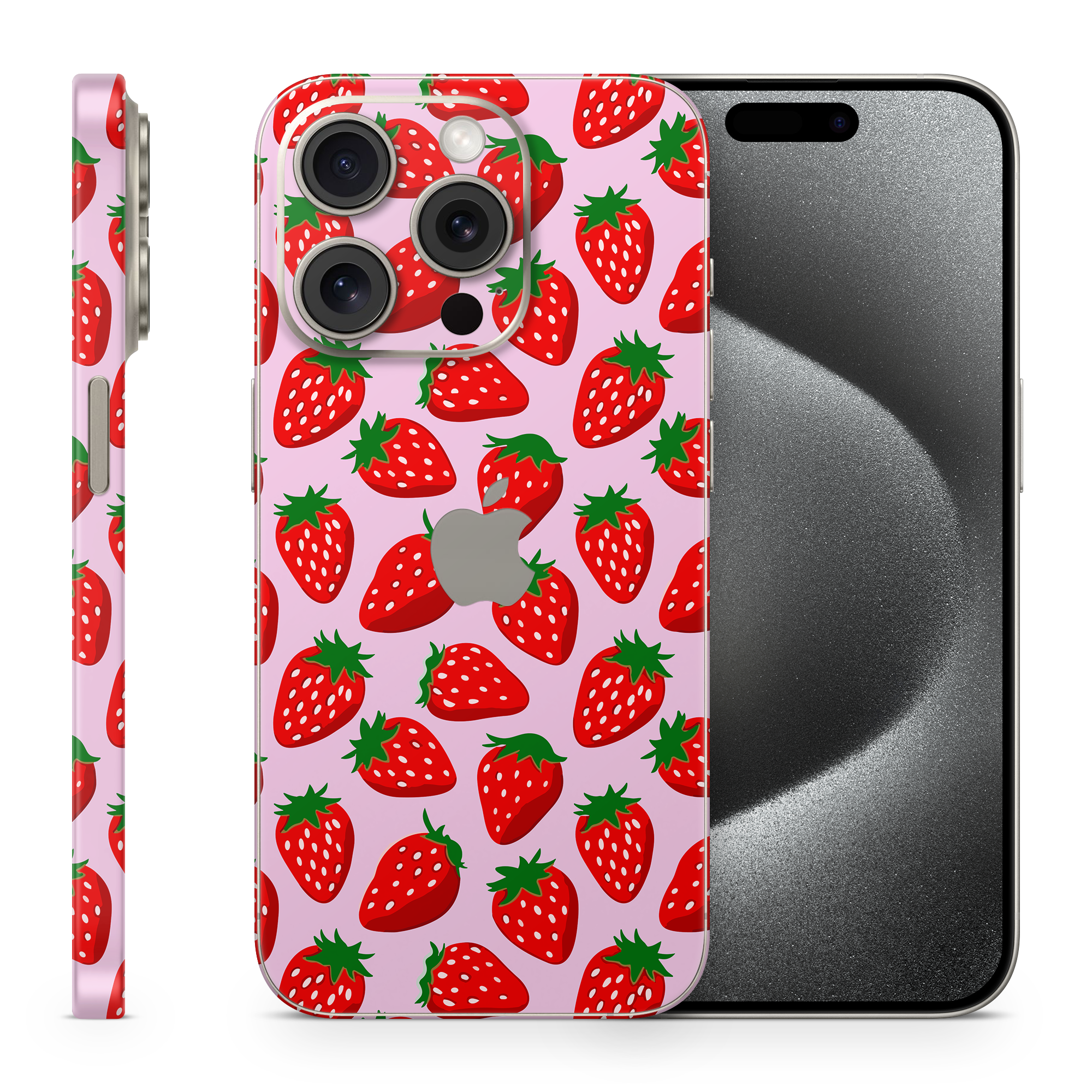 Skin iPhone - STRAWBERRY (finisaj mat)