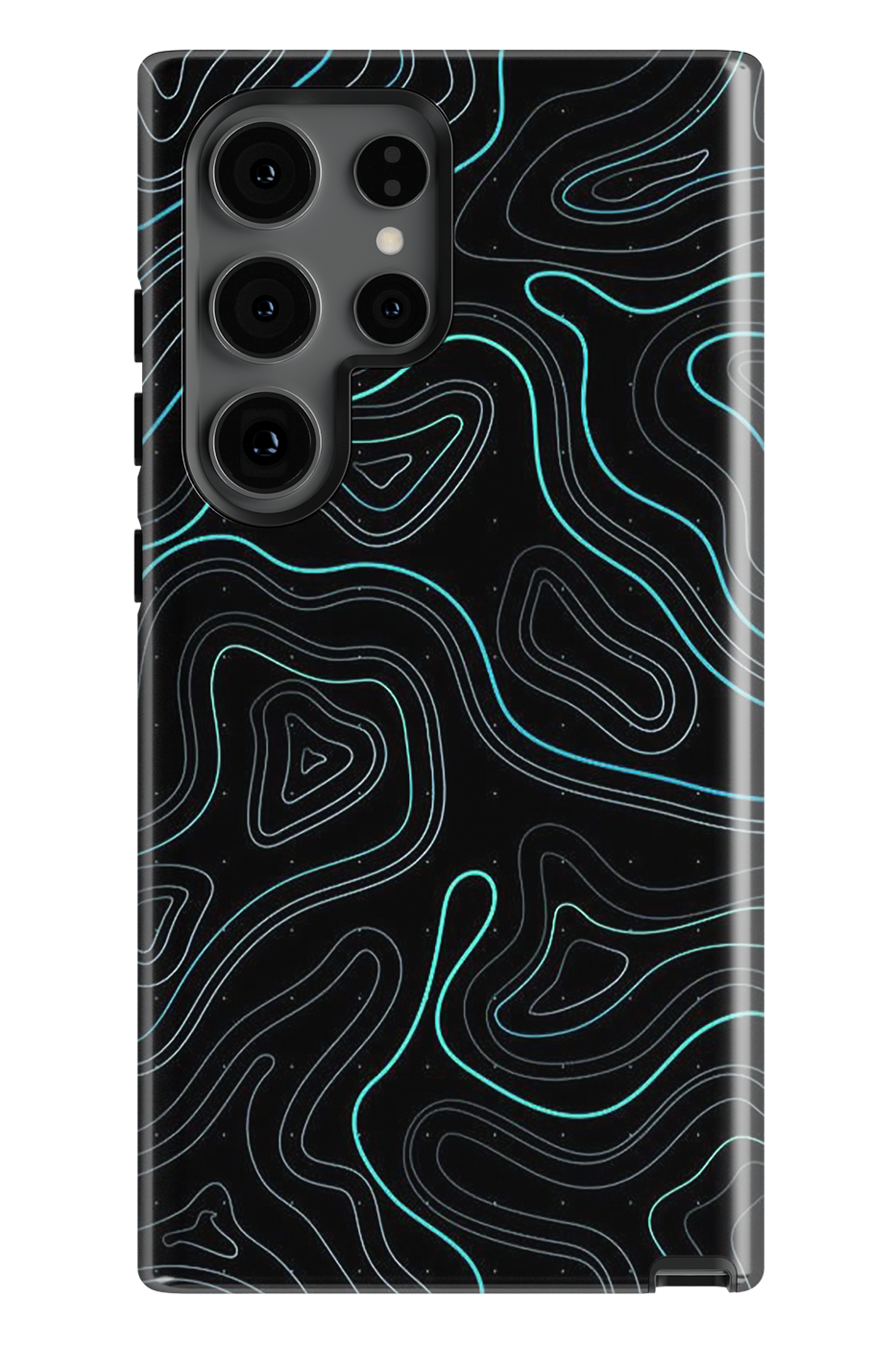 Husa Samsung - BLUE DAMASC
