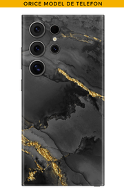 Skin ANY PHONE - Dark with 22k gold