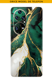 Skin ANY PHONE - Emerald Gold