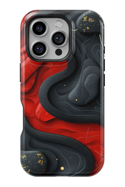 Case iPhone - RED BLACK